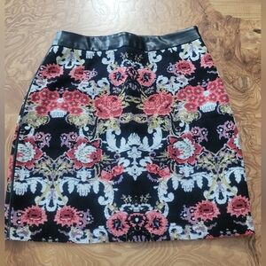 Koton Floral Patterned Mini Skirt